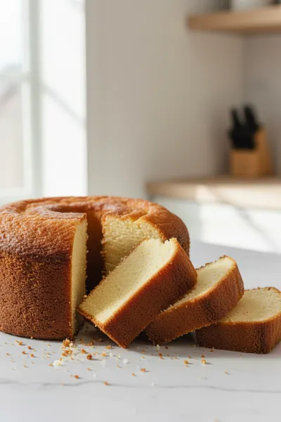 Easy Pound Cake Recipe with 4 Simple Ingredients