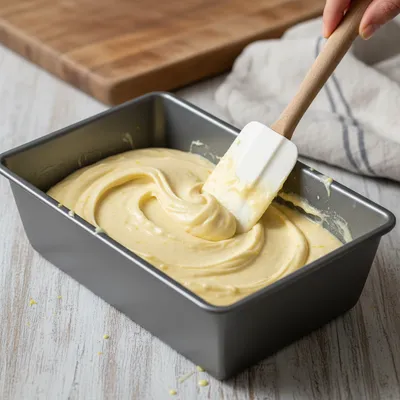 Moist Lemon Pound Cake with Simple Icing - cooking process