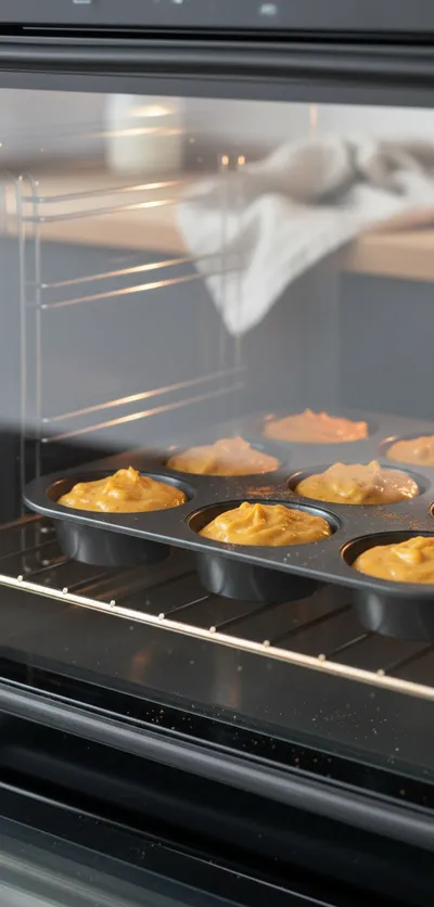 Easy Pumpkin Muffins Recipe for a Cozy Treat - cooking process