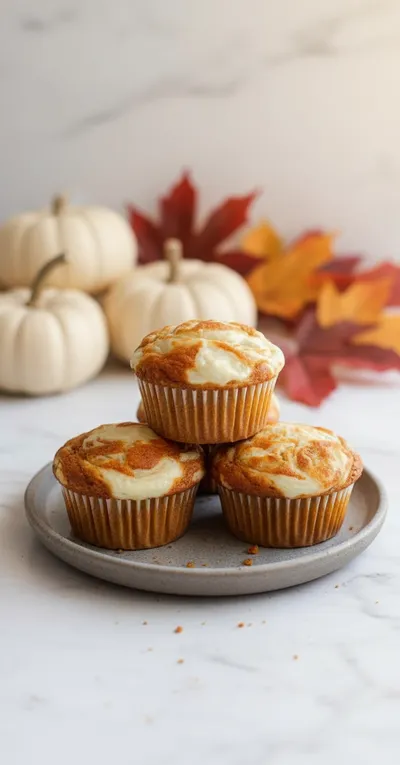 Pumpkin Cream Cheese Swirl Muffins Recipe