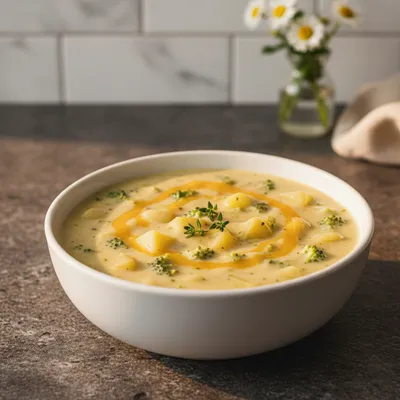 Broccoli Potato Cheese Soup