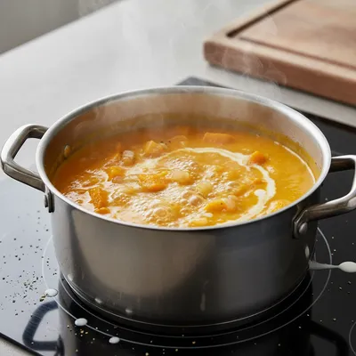 Creamy Butternut Squash Soup Recipe - cooking process