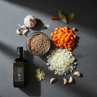 Lentil Soup Recipe: A Seriously Amazing Classic - ingredients preparation