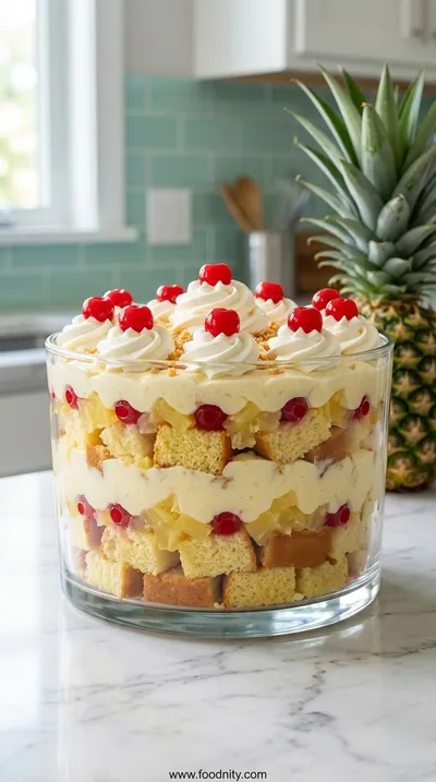 Pina Colada Cake Trifle