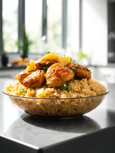 Irresistible Pineapple Chicken & Rice – One-Pan Delight