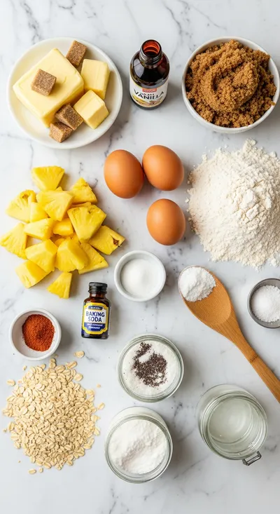 Pineapple Upside-Down Cookies - cooking process