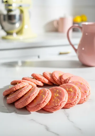 Pink Lemonade Cookies