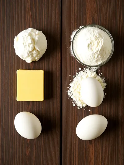 4-Ingredient Pound Cake - ingredients preparation