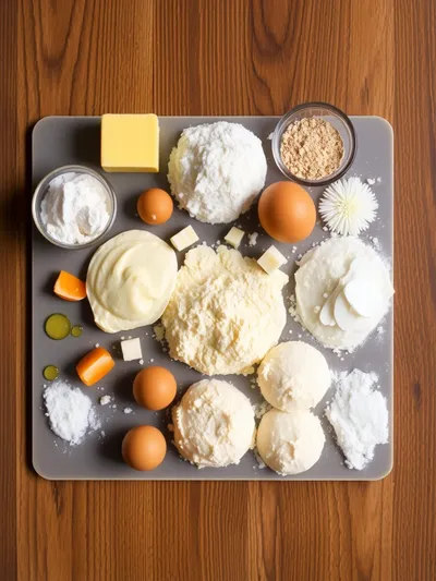 Moist Slap Ya Momma Pound Cake - ingredients preparation