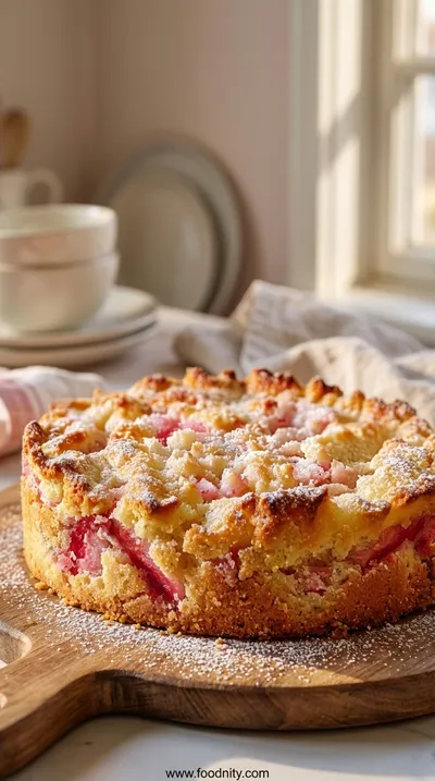 Classic Rhubarb Cake – Traditional Norwegian Recipe