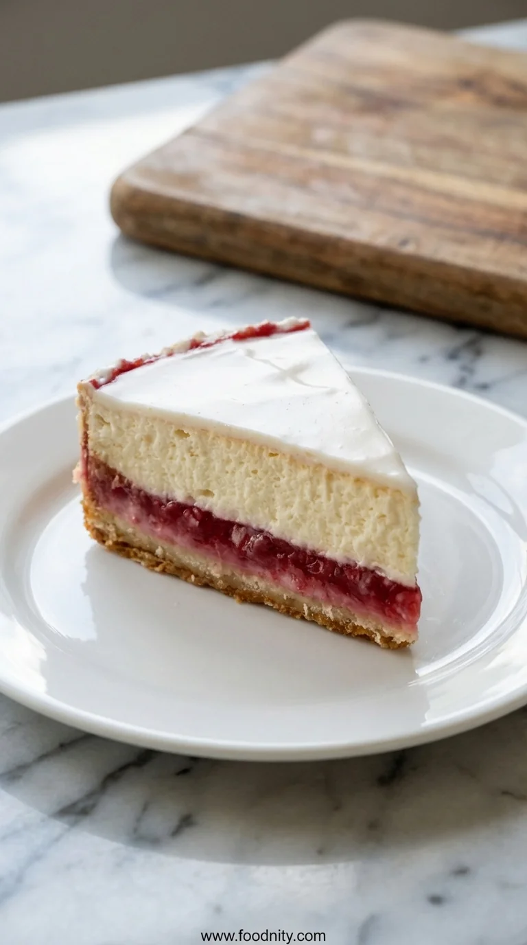 Rhubarb Cheesecake – Creamy Tangy Dessert