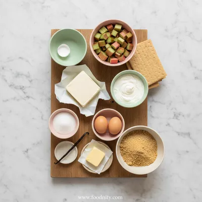 Rhubarb Cheesecake Creams – Light & Creamy Dessert - cooking process