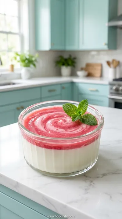 Rhubarb Cheesecake Creams – Light & Creamy Dessert