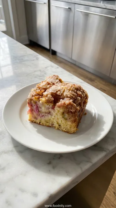 Rhubarb Coffee Cake – Easy Spring Dessert