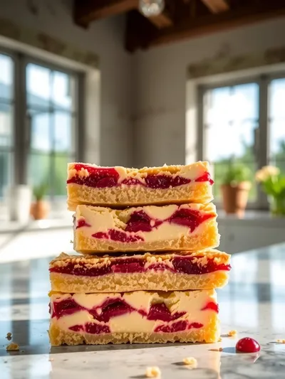 Rhubarb Custard Bars – Delicious Easy Dessert