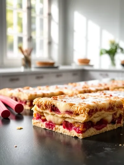 Rhubarb Custard Bars – Sweet Spring Treat