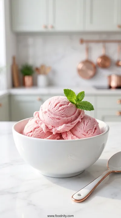 Rhubarb Ice Cream – Creamy & Dreamy