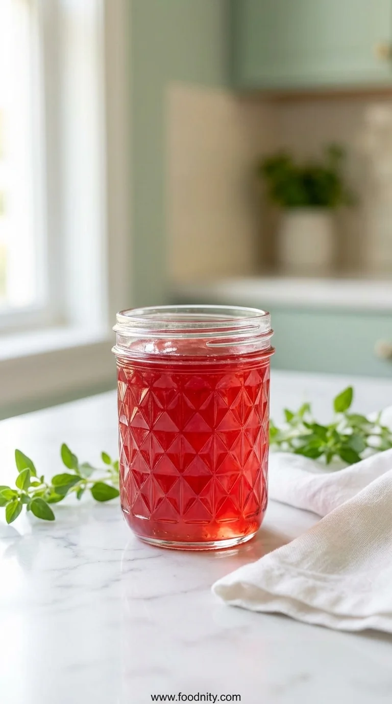 Rhubarb Jelly Recipe - feature image