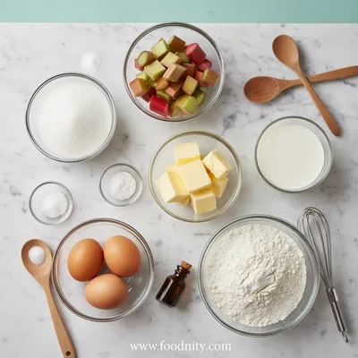 Best Rhubarb Muffins Recipe - cooking process