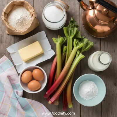 Rhubarb Scones – Light And Fluffy Summer Treat - cooking process