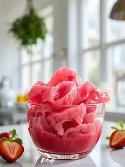 Rhubarb Sorbet Recipe