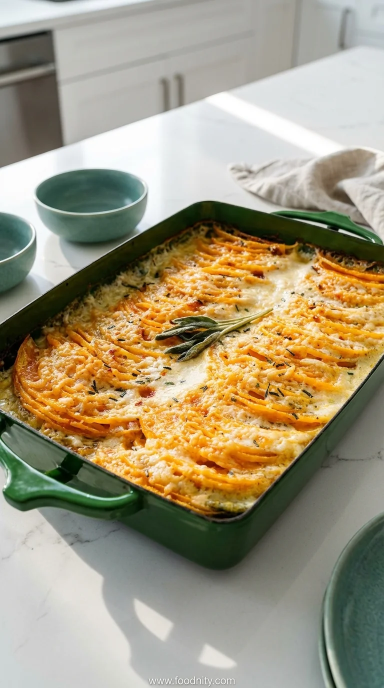 Sage Butternut Squash Gratin - feature image
