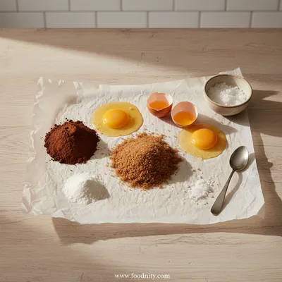 Salted Brownie Crinkle Cookies Recipe - cooking process