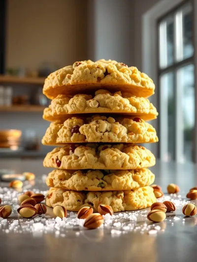 Salted Honey Pistachio Cookies