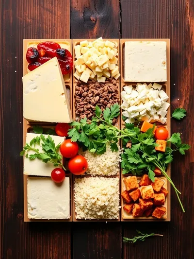 Savory Cheesecake - ingredients preparation