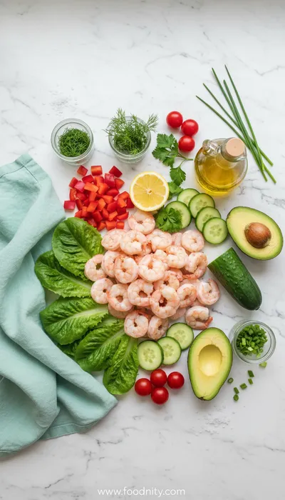Perfect Shrimp Salad - cooking process