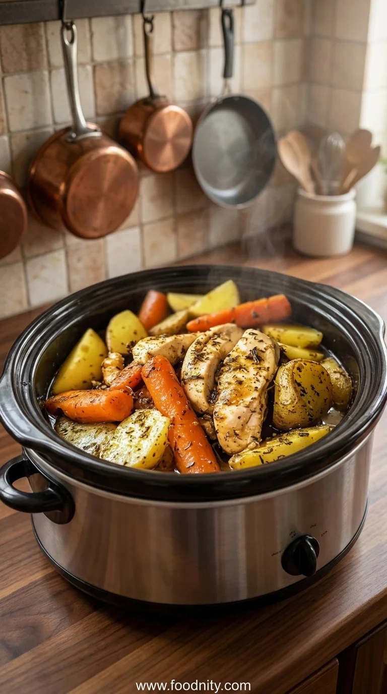 Cozy Slow Cooker Garlic Butter Chicken