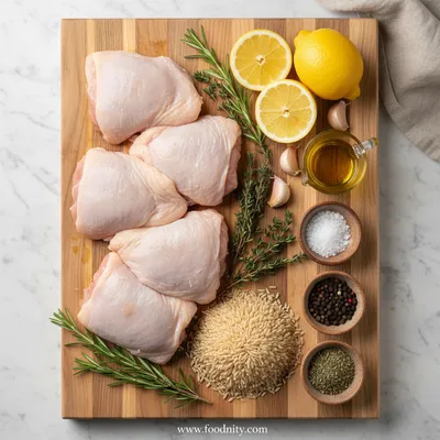 Slow Cooker Lemon Herb Chicken and Rice - cooking process