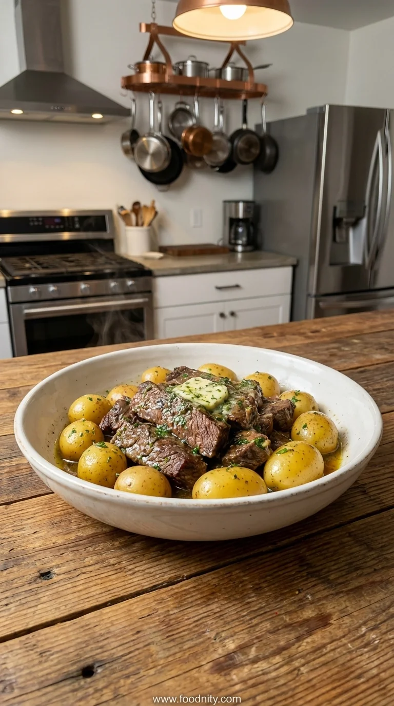 Slow Cooker Steak Potatoes – Easy Dinner Recipe