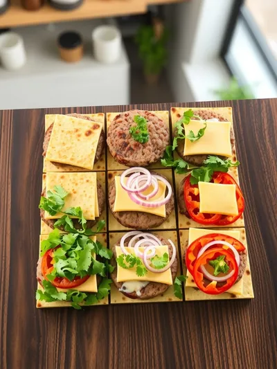 Smashburger Quesadillas – Comfort Food Delight - ingredients preparation