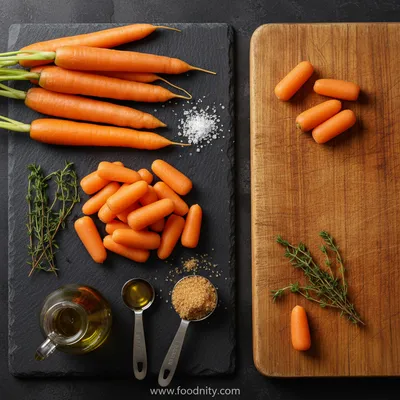 Easy Smashed Carrots – Crispy, Glazed & Oven‑Roasted - cooking process