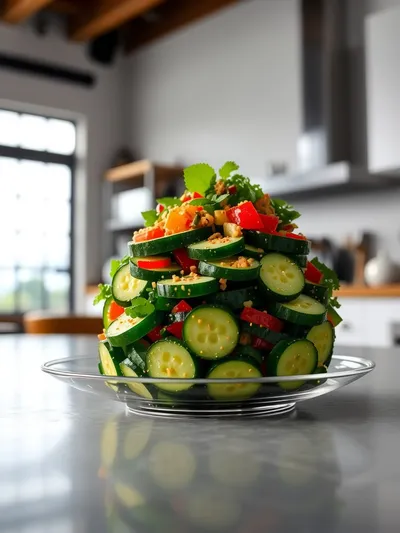 Spicy Cucumber Salad – Ready In 15 Minutes