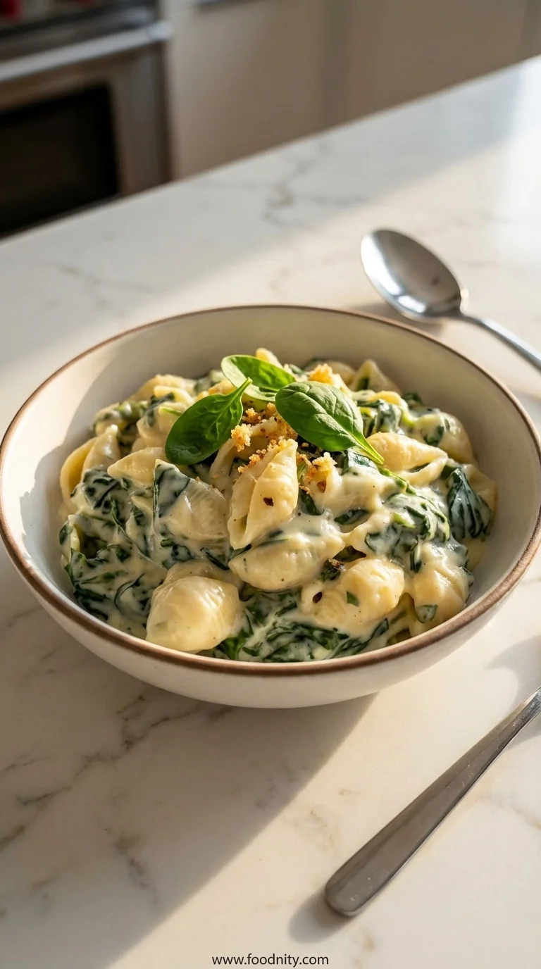 Spinach Mac and Cheese – Creamy Pasta Delight - feature image