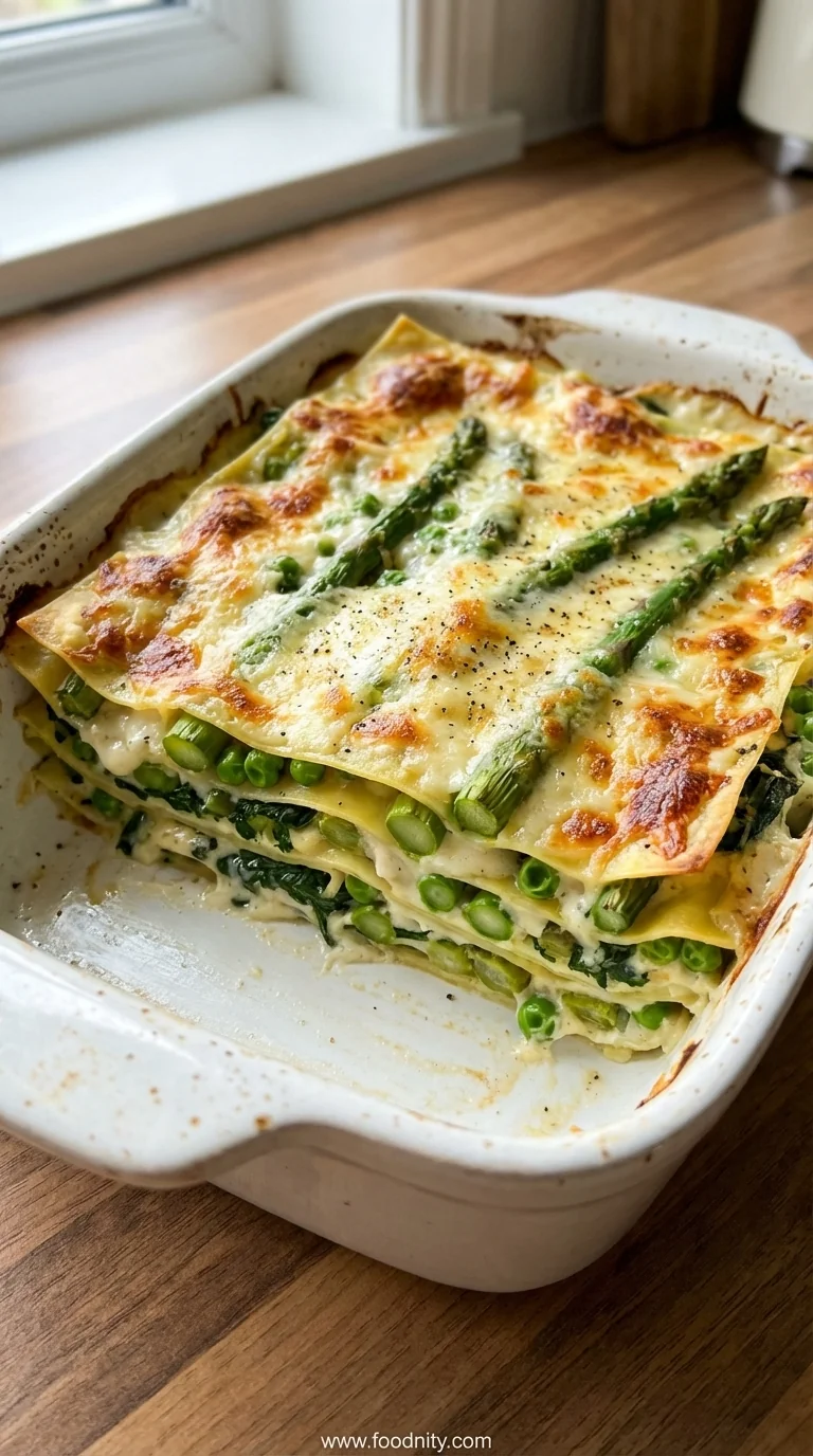 Spring Veg Cheat's Lasagne