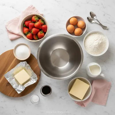 Strawberry Cake: Irresistibly Fresh Homemade Recipe - cooking process