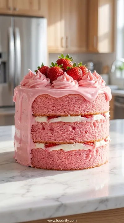 Strawberry Cake: Irresistibly Fresh Homemade Recipe