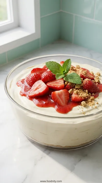 Strawberry Cheesecake Bowl – Quick & Guilt-Free