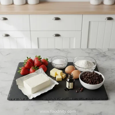 Strawberry Cheesecake Cookies - cooking process