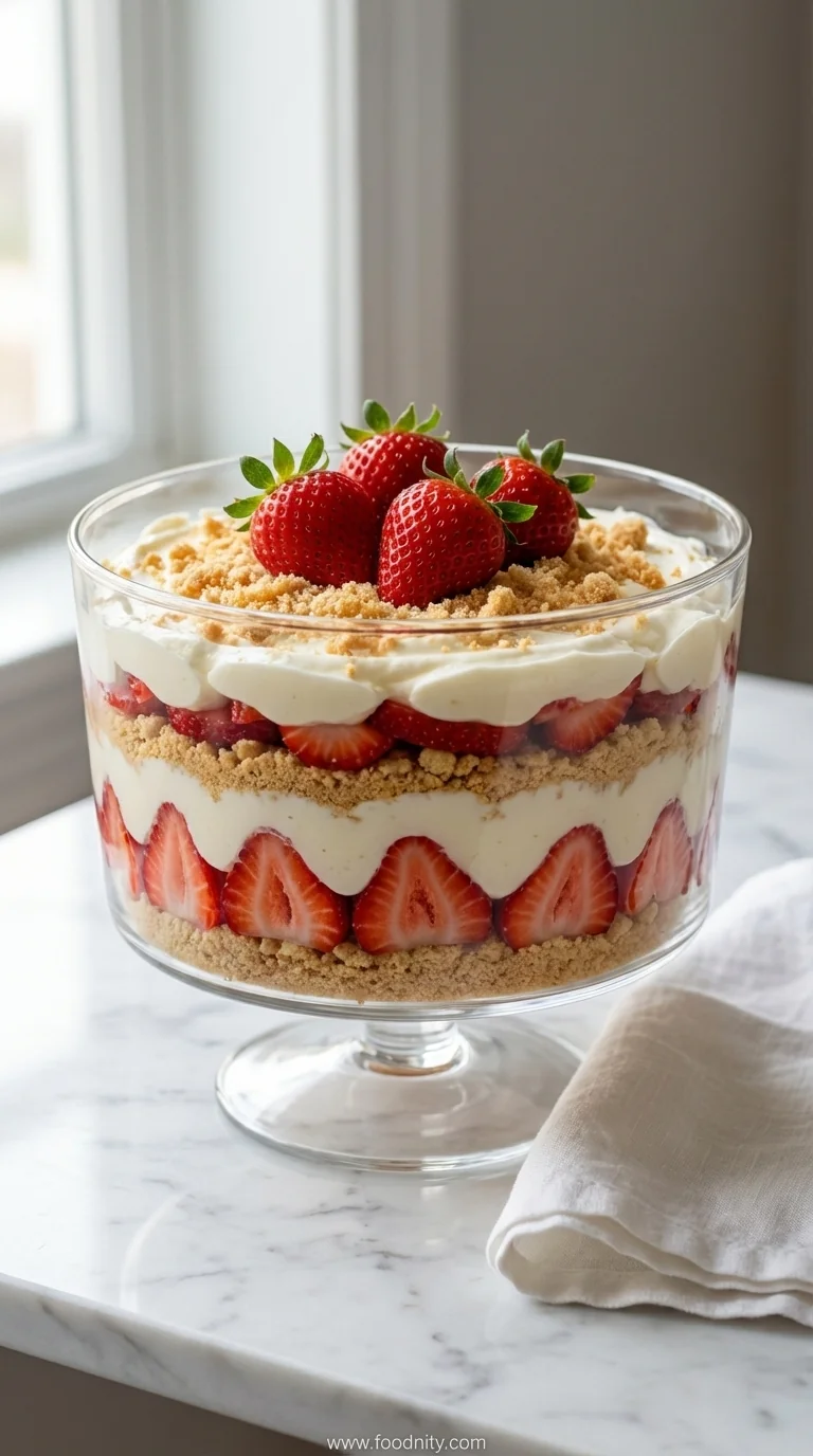 Strawberry Cheesecake Trifle Recipe