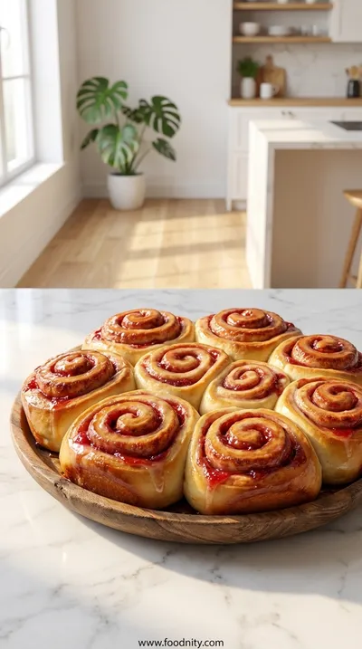 Strawberry Cinnamon Rolls Recipe
