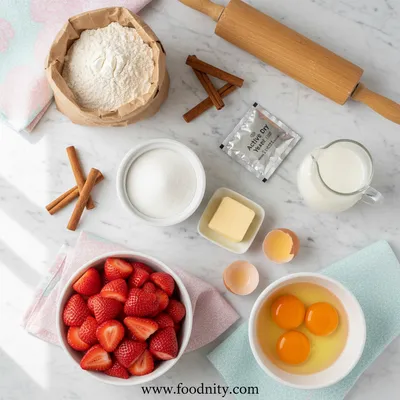 Strawberry Cinnamon Rolls Recipe - cooking process