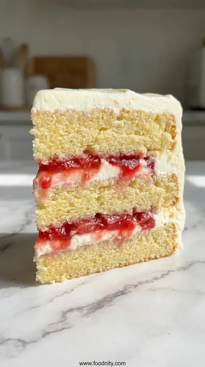 Strawberry Cream Cake