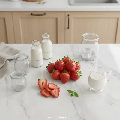 Strawberry Cream Soda – Cool Summer Refreshment - cooking process