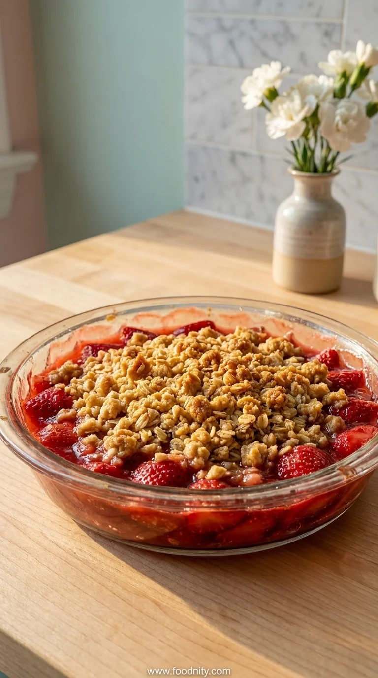 Strawberry Crisp: The Best Summer Dessert - feature image