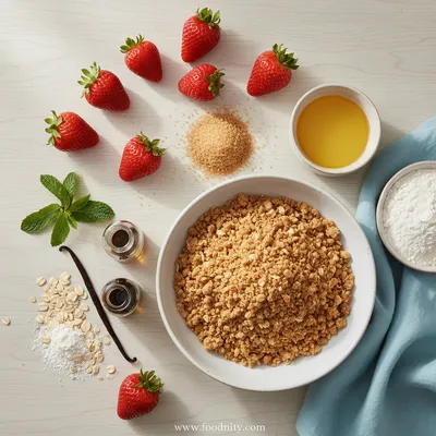 Strawberry Crisp: The Best Summer Dessert - cooking process