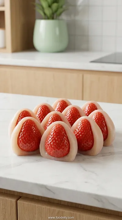 Strawberry Daifuku Mochi Recipe